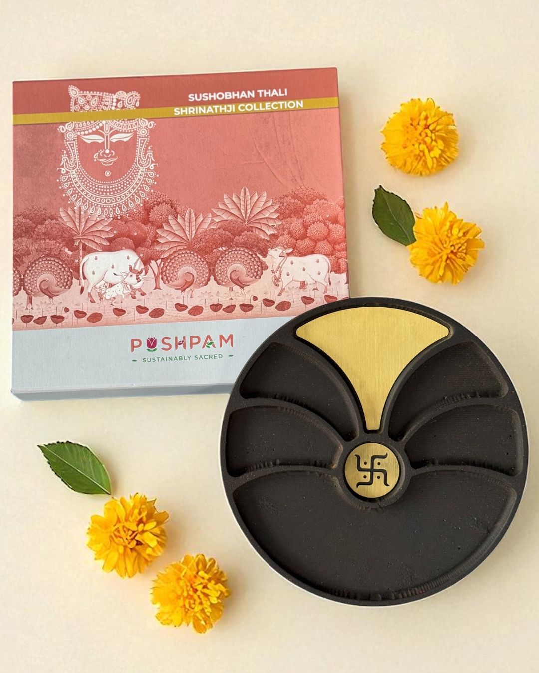 SUSHOBHAN THALI - Aarti Thali  (25 cm)