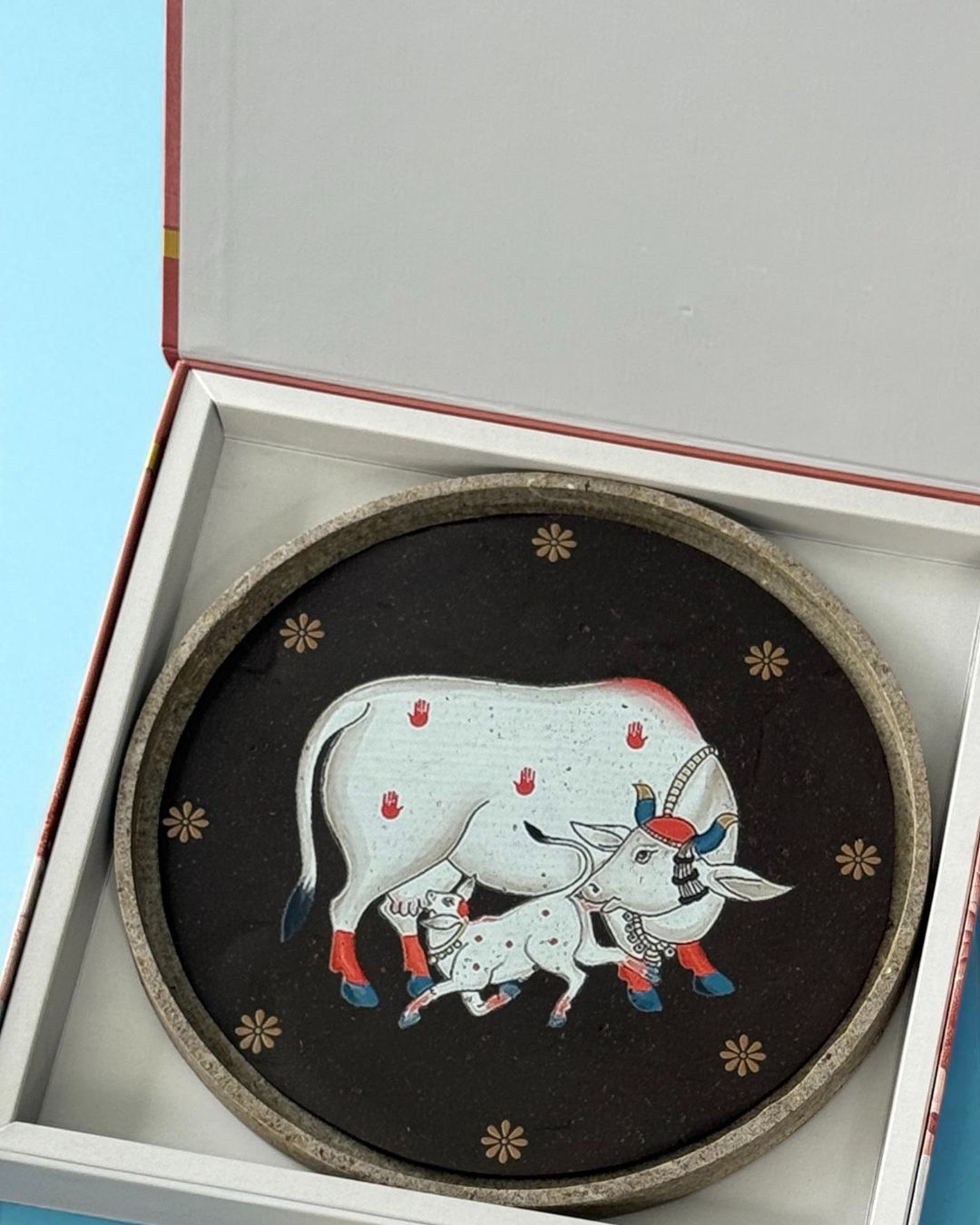 SUSHOBHAN THALI - Cow (25 cm)