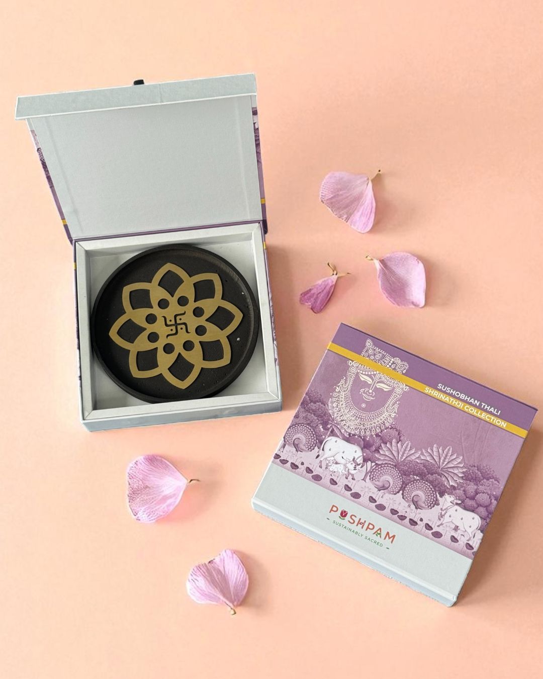 SUSHOBHAN THALI - Pooja Thali (18.5 cm)