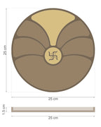 SUSHOBHAN THALI - Aarti Thali  (25 cm)