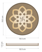 SUSHOBHAN THALI - Pooja Thali (18.5 cm)