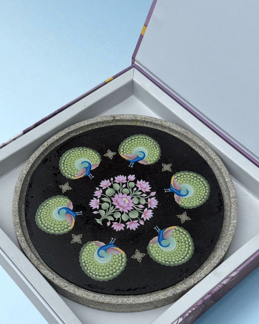 SUSHOBHAN THALI - Peacock (18.5 cm)