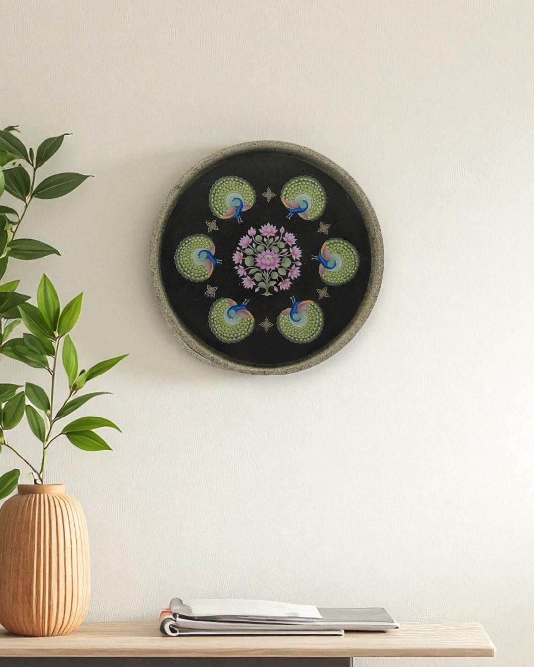 SUSHOBHAN THALI - Peacock (25 cm)