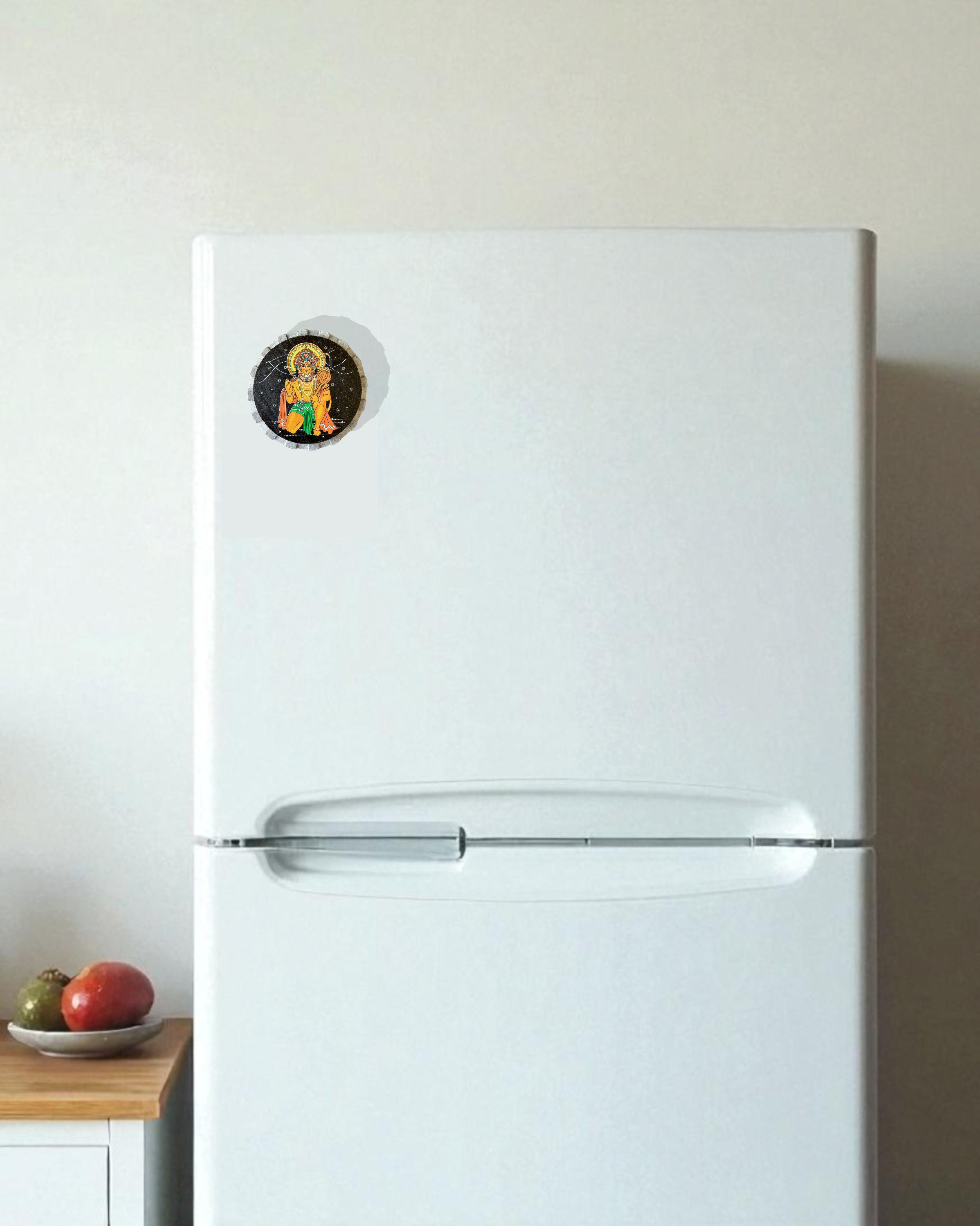 AASTHA MAGNET - Hanumanji Blessing Posture (Circle)