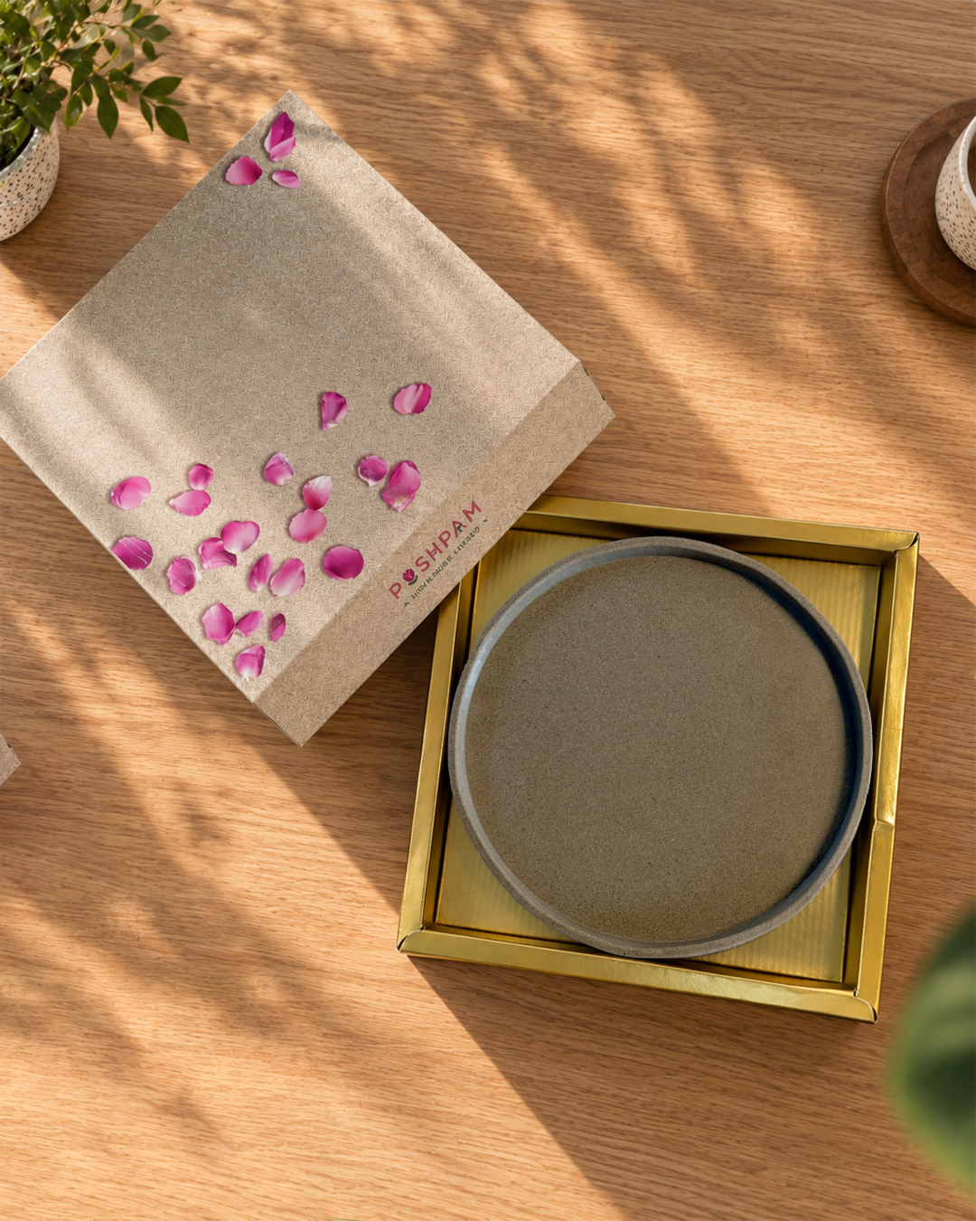 CIRCULAR GREY TRAY