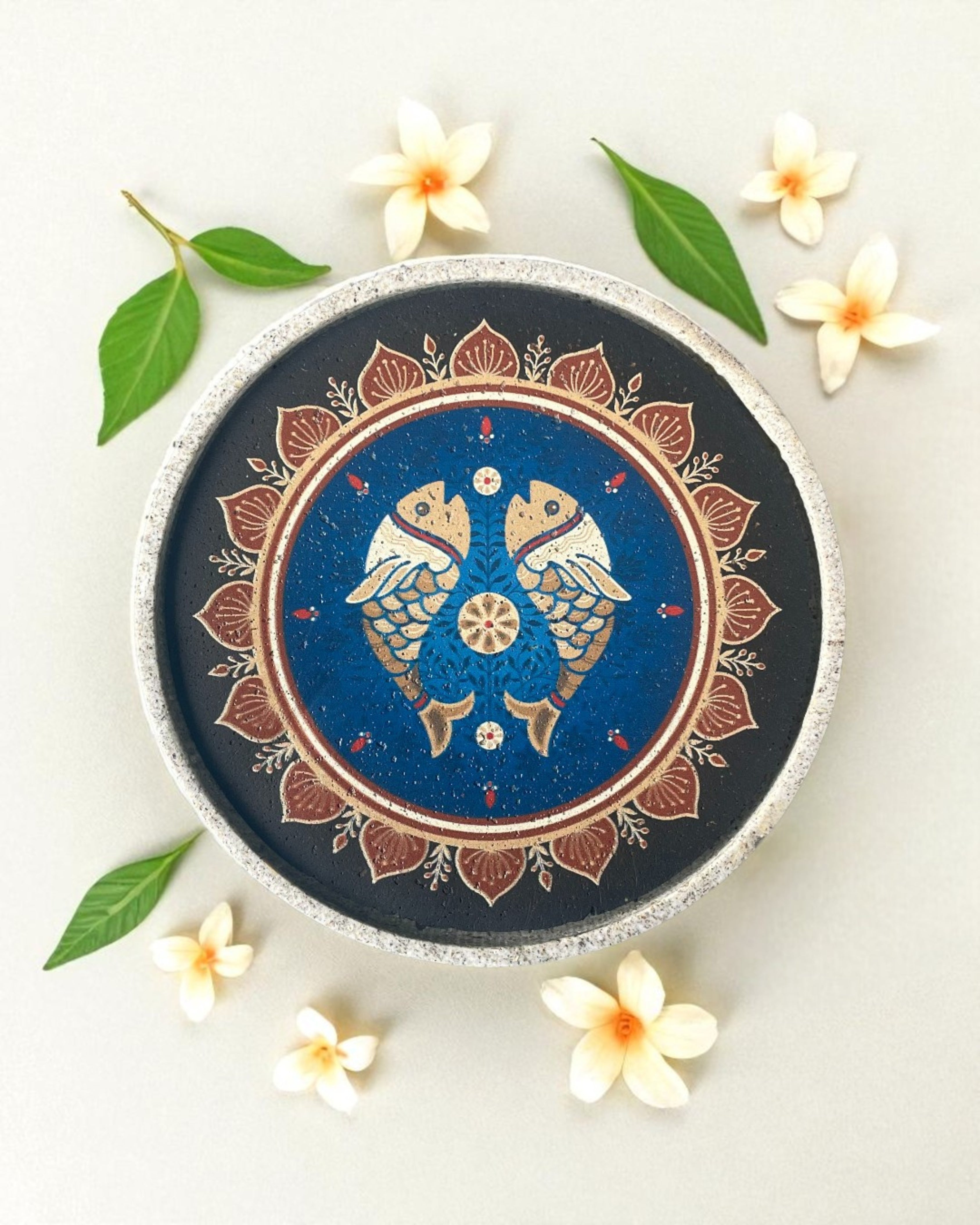 ASHTAMANGAL SET (18.5CM) + MAHAVIR SWAMI (25 CM)