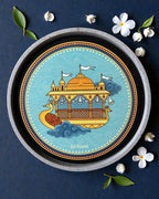 Sustainable Jain wall decor Celestial Vehicle Swapna symbolizing divine journey