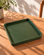 SQUARE GREEN TRAY