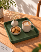 SQUARE GREEN TRAY
