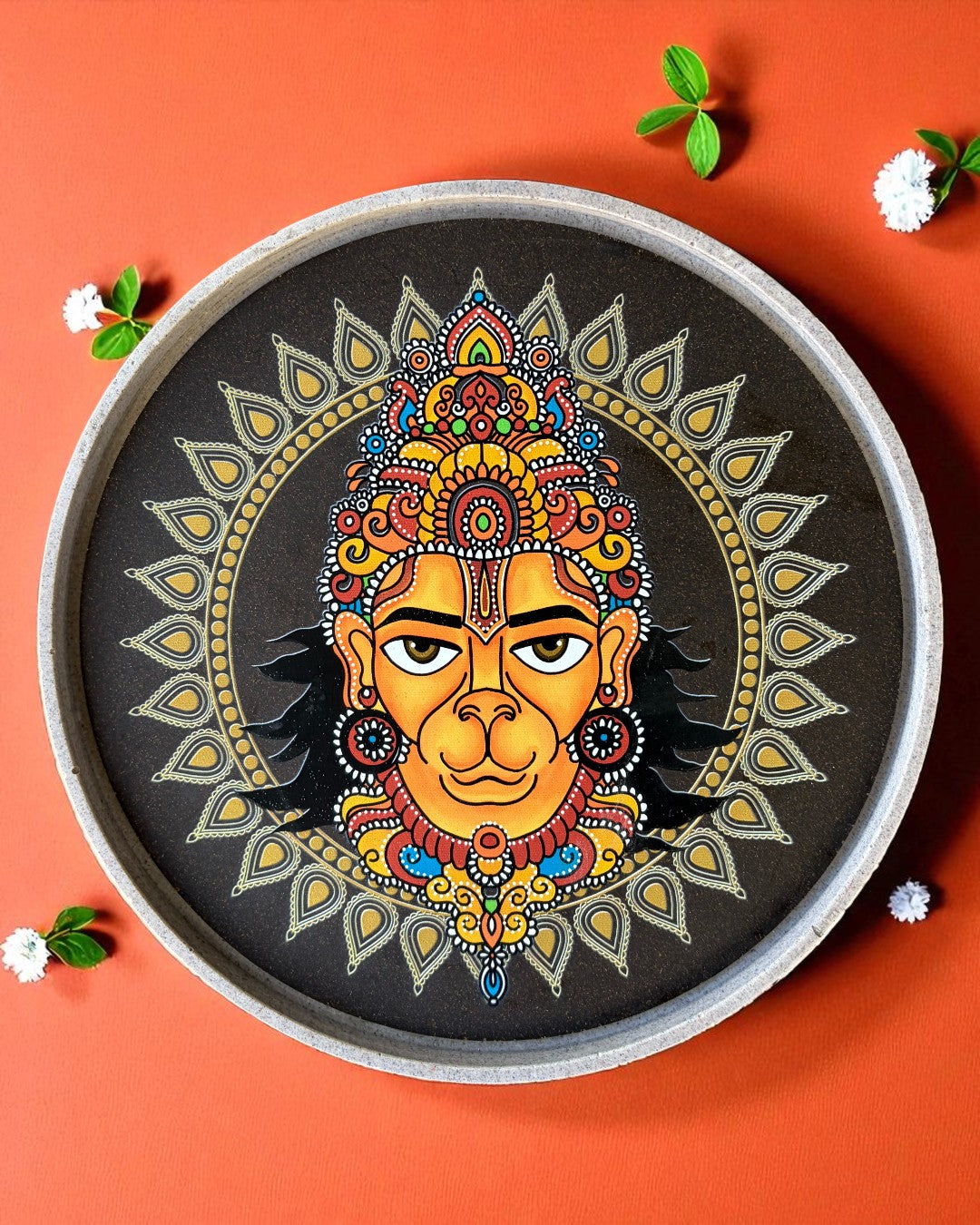 SUSHOBHAN THALI - Radiant Hanuman (25 cm)