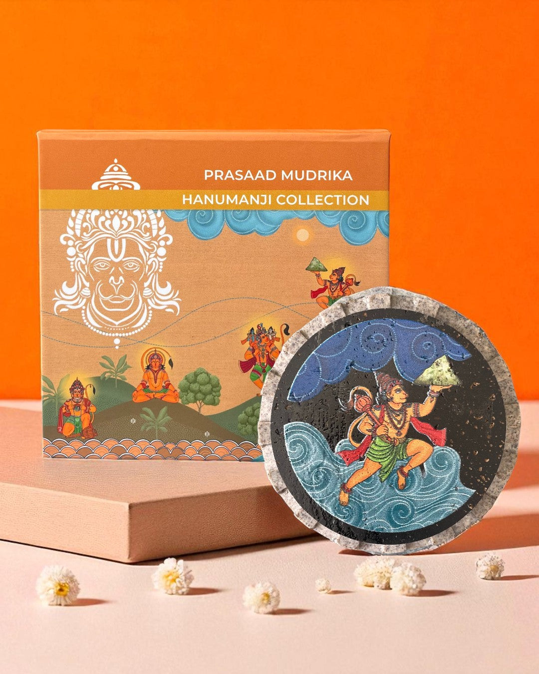 PRASAAD MUDRIKA - Hanumanji with Dronagiri Mountain (Circle)