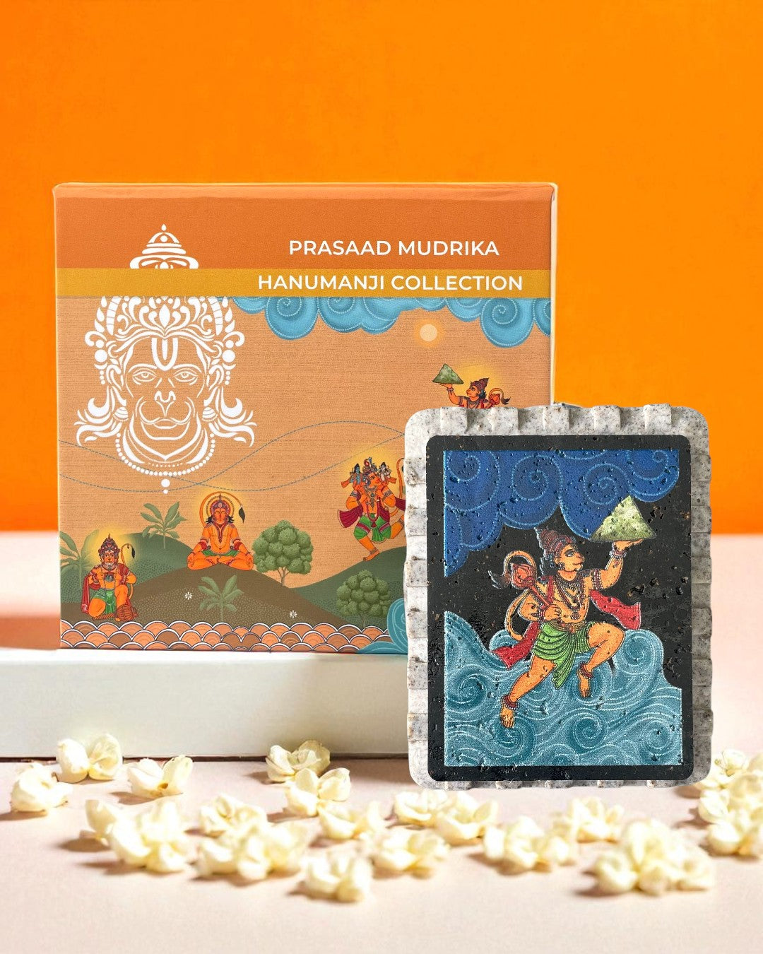 PRASAAD MUDRIKA - Hanumanji with Dronagiri Mountain (Rectangle)