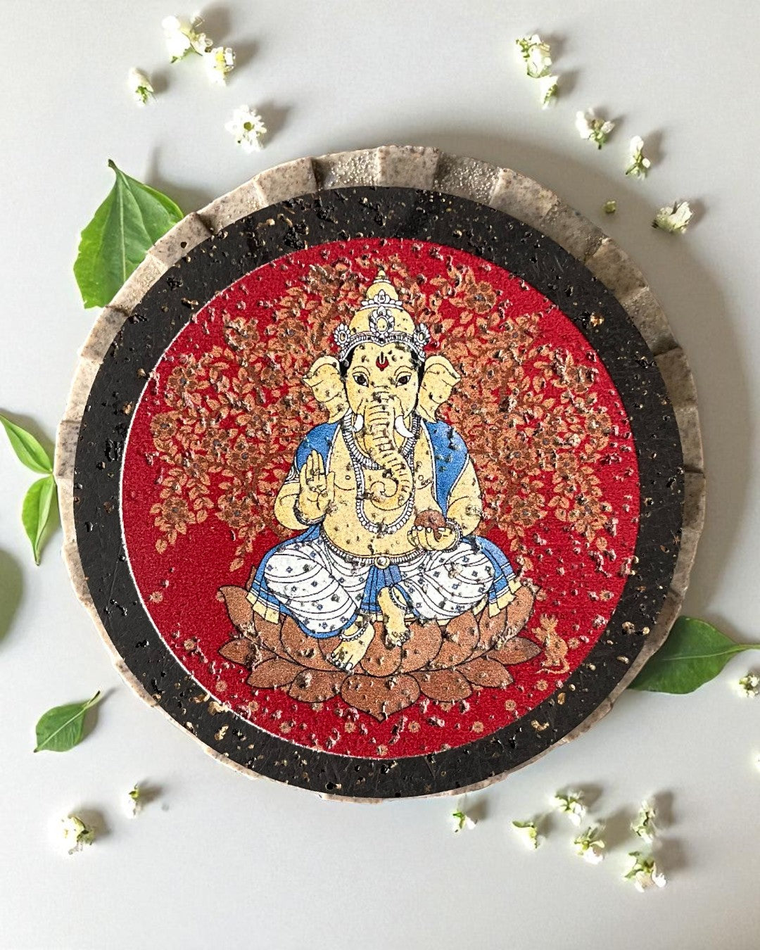AASTHA MAGNET - Ganesha - Left Trunk (Circle)