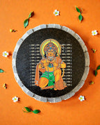 AASTHA MAGNET  - Hanumanji with Shri Ram and Sitaji (Circle)