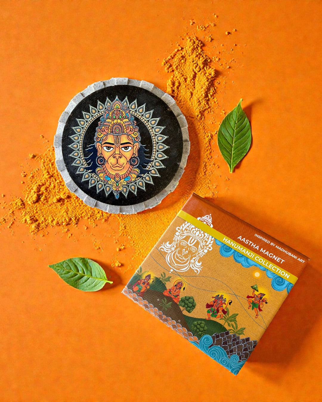 AASTHA MAGNET - Hanumanji Face (Circle)