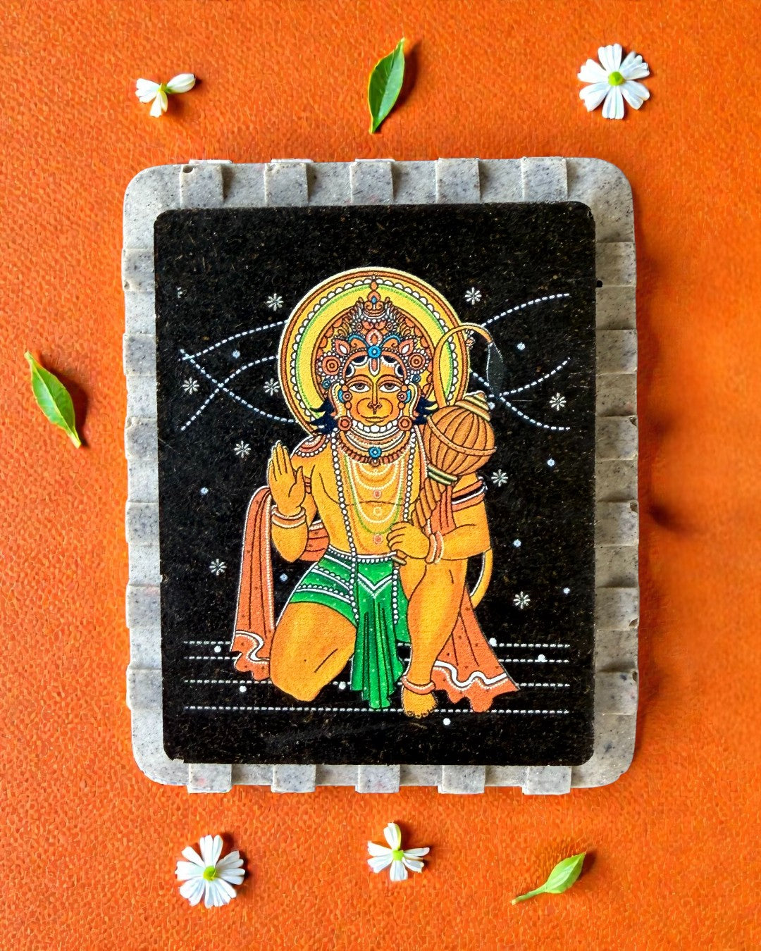 AASTHA MAGNET - Hanumanji Blessing Posture (Rectangle)