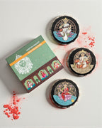 TRIDEVI AASTHA MAGNET SET (Circle)