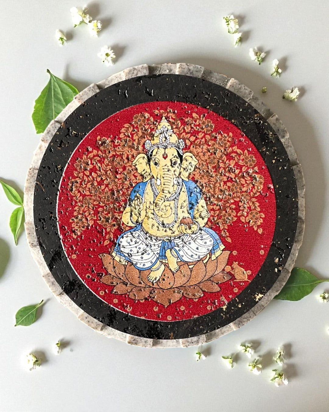 AASTHA MAGNET  - Ganesha - Right Trunk (Circle)