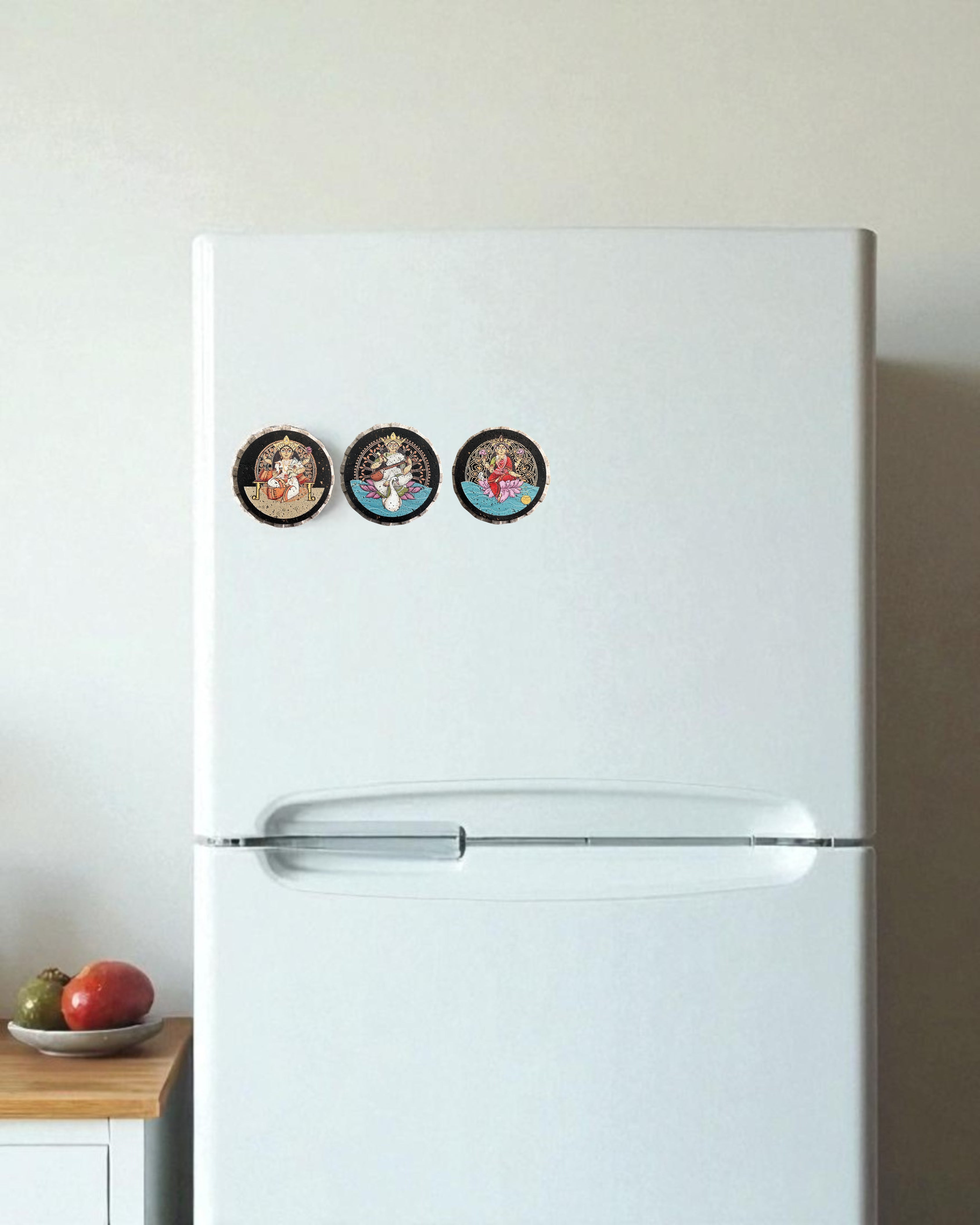 TRIDEVI AASTHA MAGNET SET (Circle)