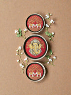 SUSHOBHAN THALI - Set of Gajanana (25 cm) & Elephant Motif (18.5 cm)