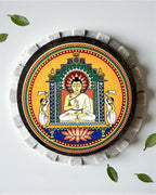 Aastha Mahavir Swami Eco-Friendly Magnet – Circle