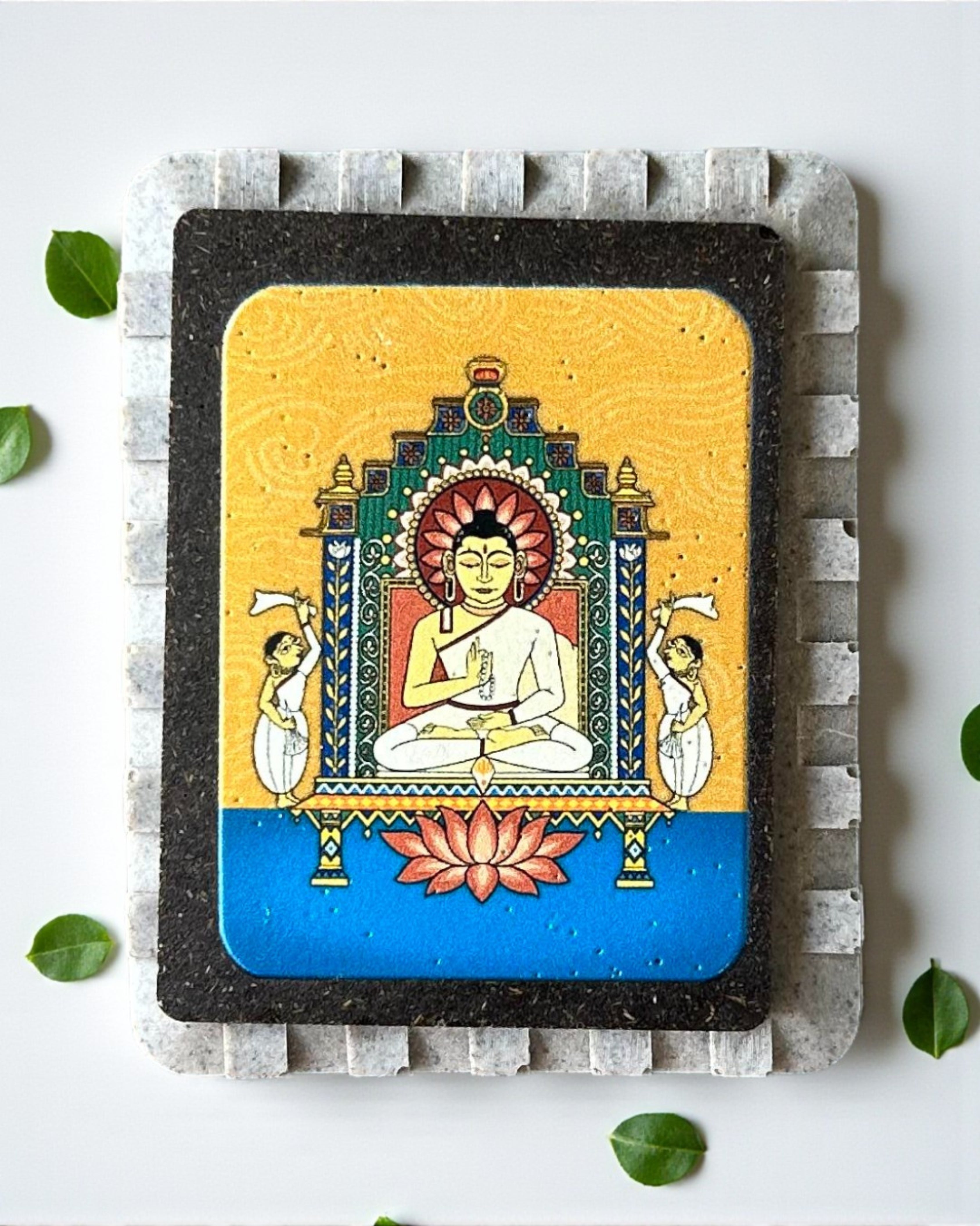 Aastha Mahavir Swami Eco-Friendly Magnet – Rectangle