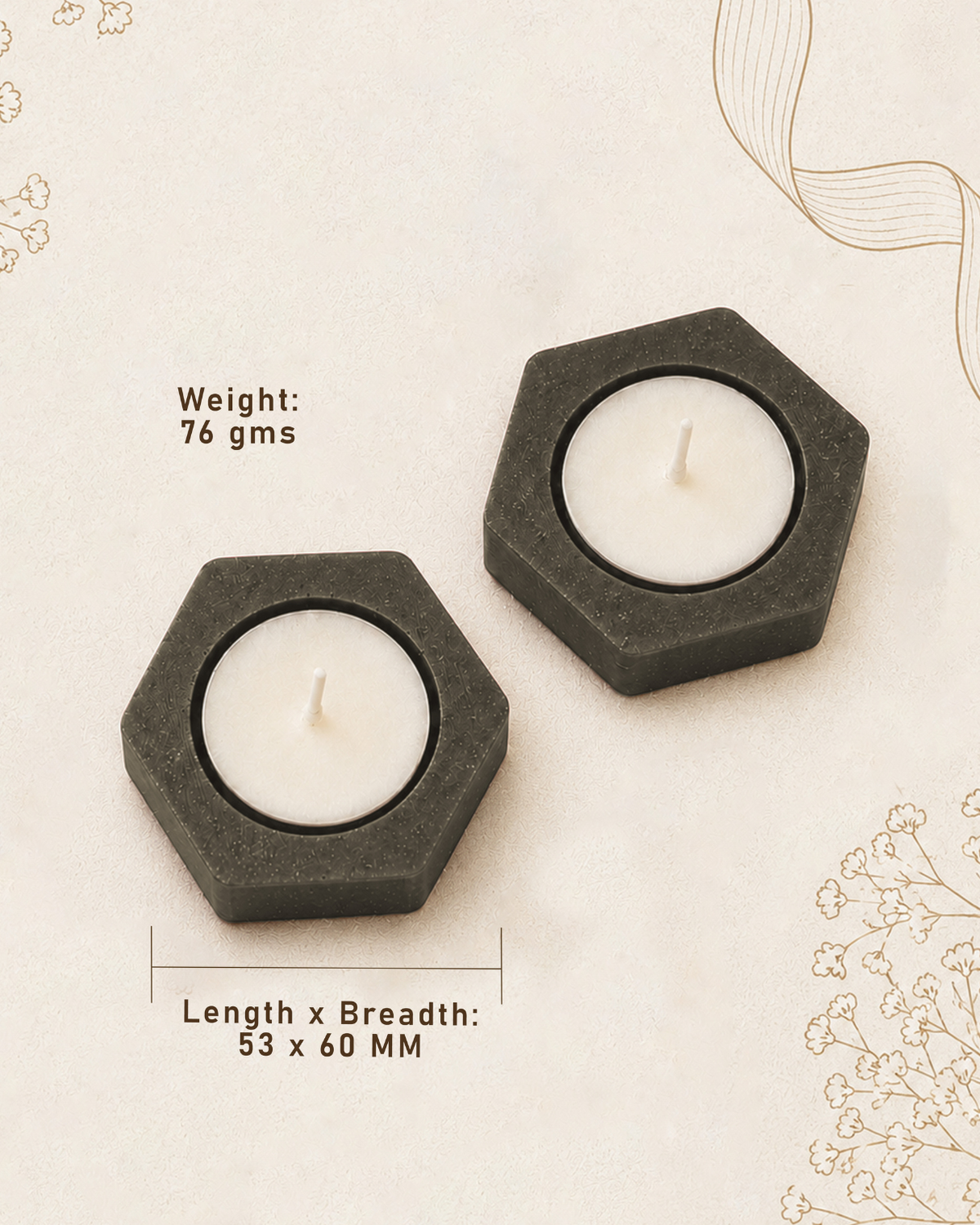 TULIP GREY (SET OF 2)
