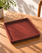 SQUARE RED TRAY