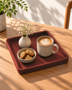 SQUARE RED TRAY