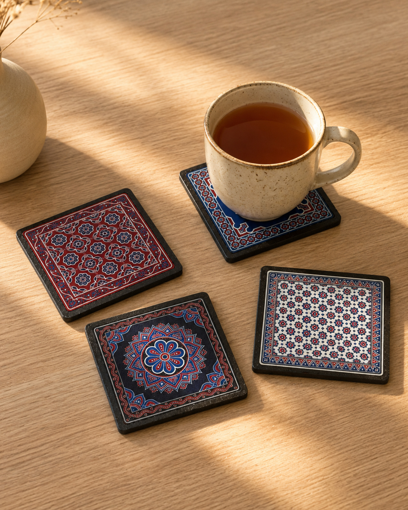 Ajrakh Coasters