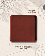 SQUARE RED TRAY