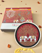 SUSHOBHAN THALI - Elephant Motif (18.5 cm)