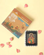 AASTHA MAGNET - Hanumanji with Shri Ram and Sitaji (Rectangle)