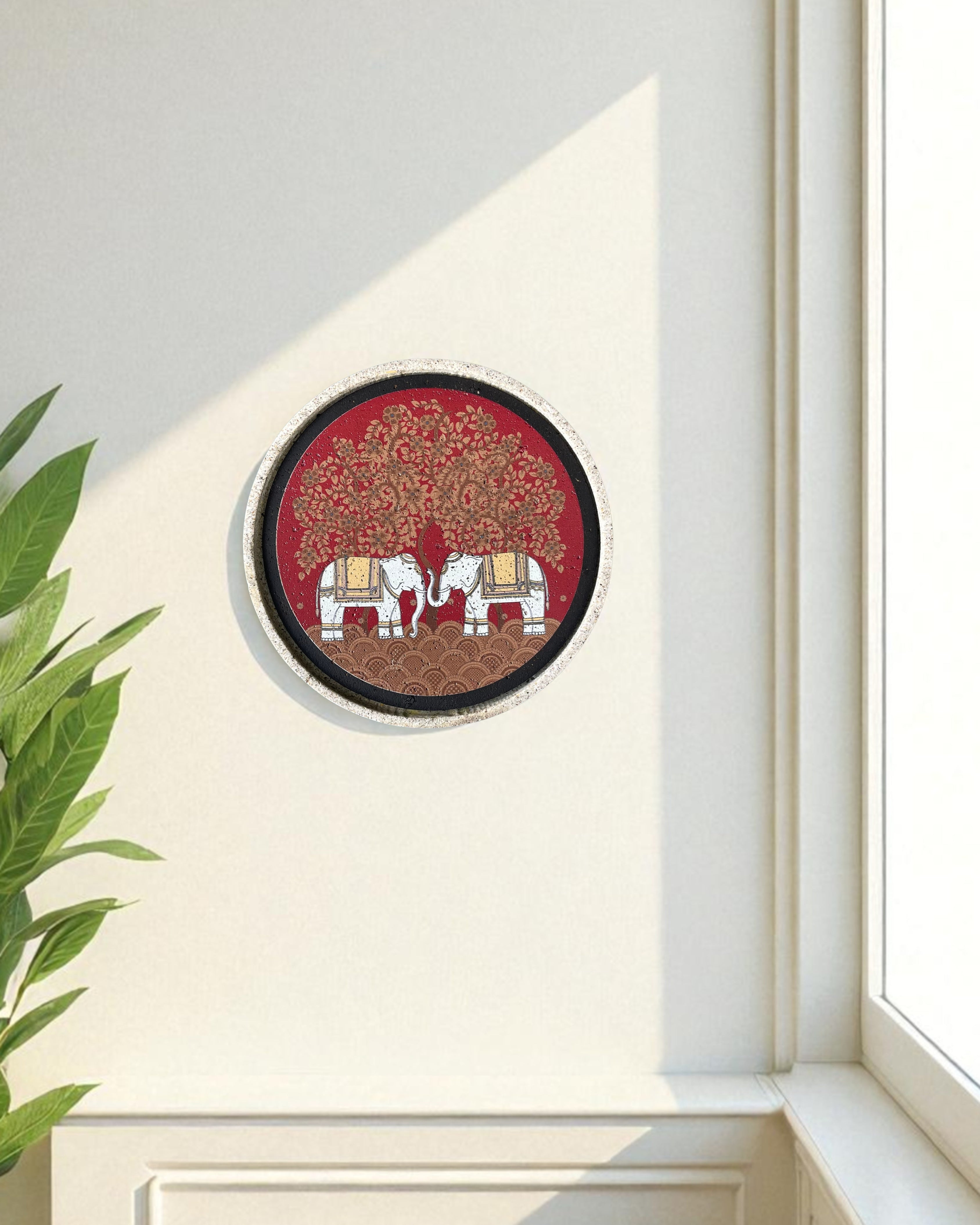 SUSHOBHAN THALI - Elephant Motif (18.5 cm)