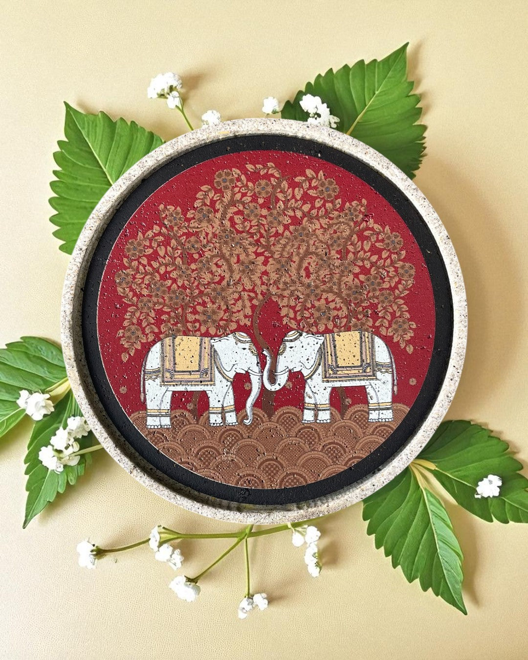 SUSHOBHAN THALI - Elephant Motif (18.5 cm)