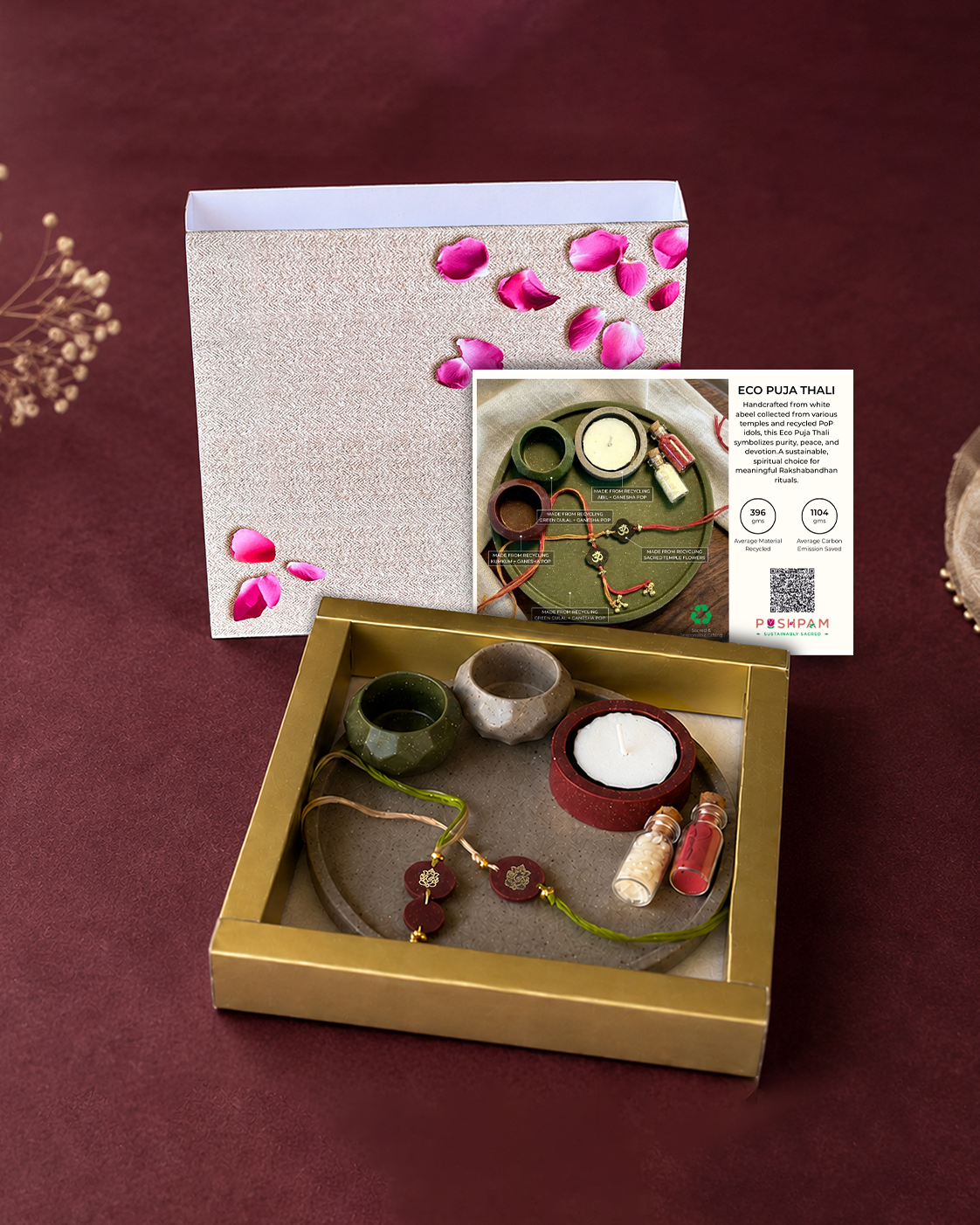 Eco Puja Thali Grey