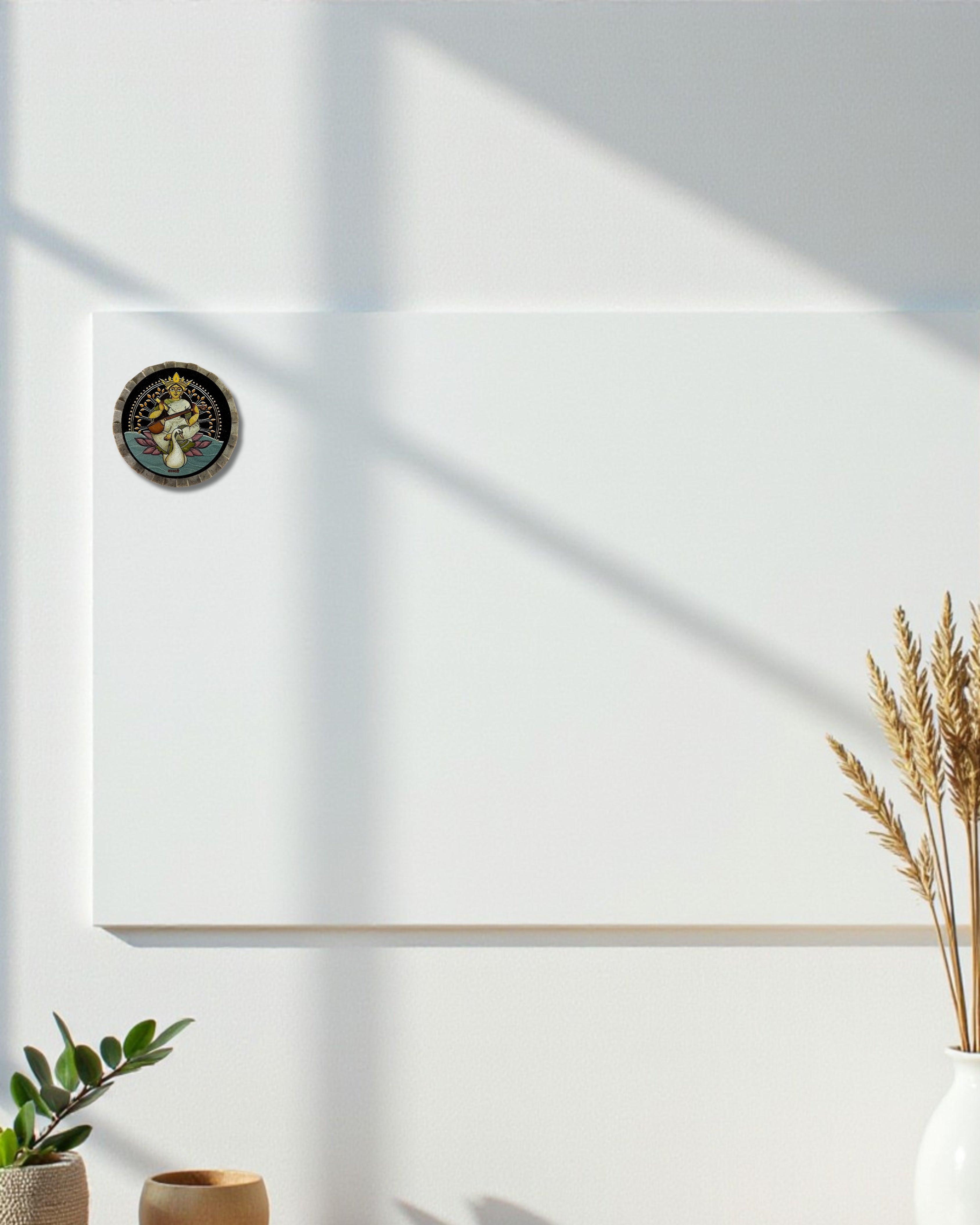 AASTHA MAGNET - Saraswati (Circle)