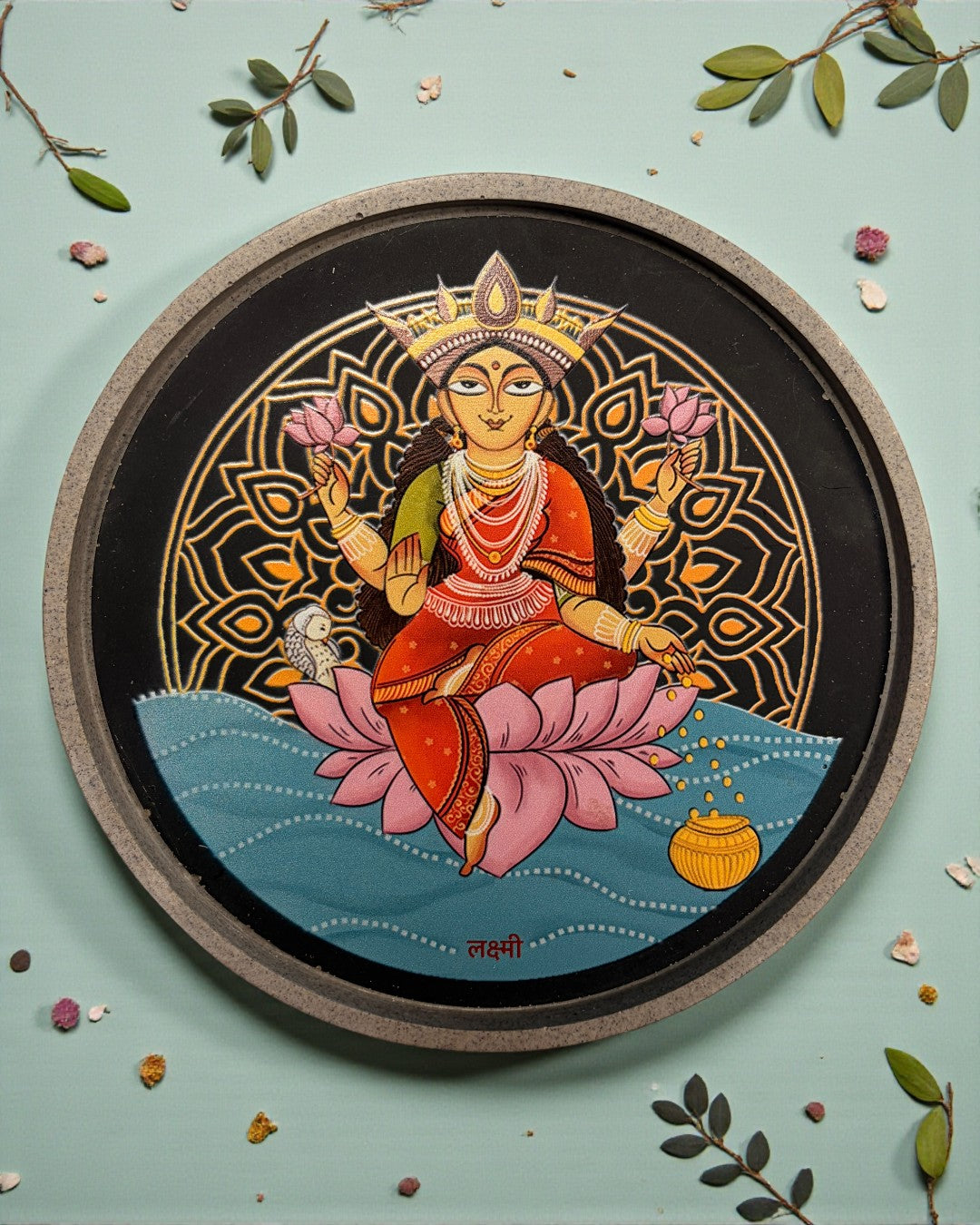 TRIDEVI SUSHOBHAN THALI SET (25 CM)
