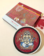 SUSHOBHAN THALI - Trimukhi Ganesha (25 cm)