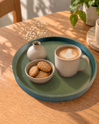 CIRCULAR GREEN TRAY