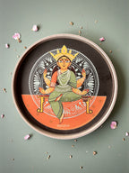 NAVDURGA (SET OF 9) -  DECOR PLATES - 18.5 cm