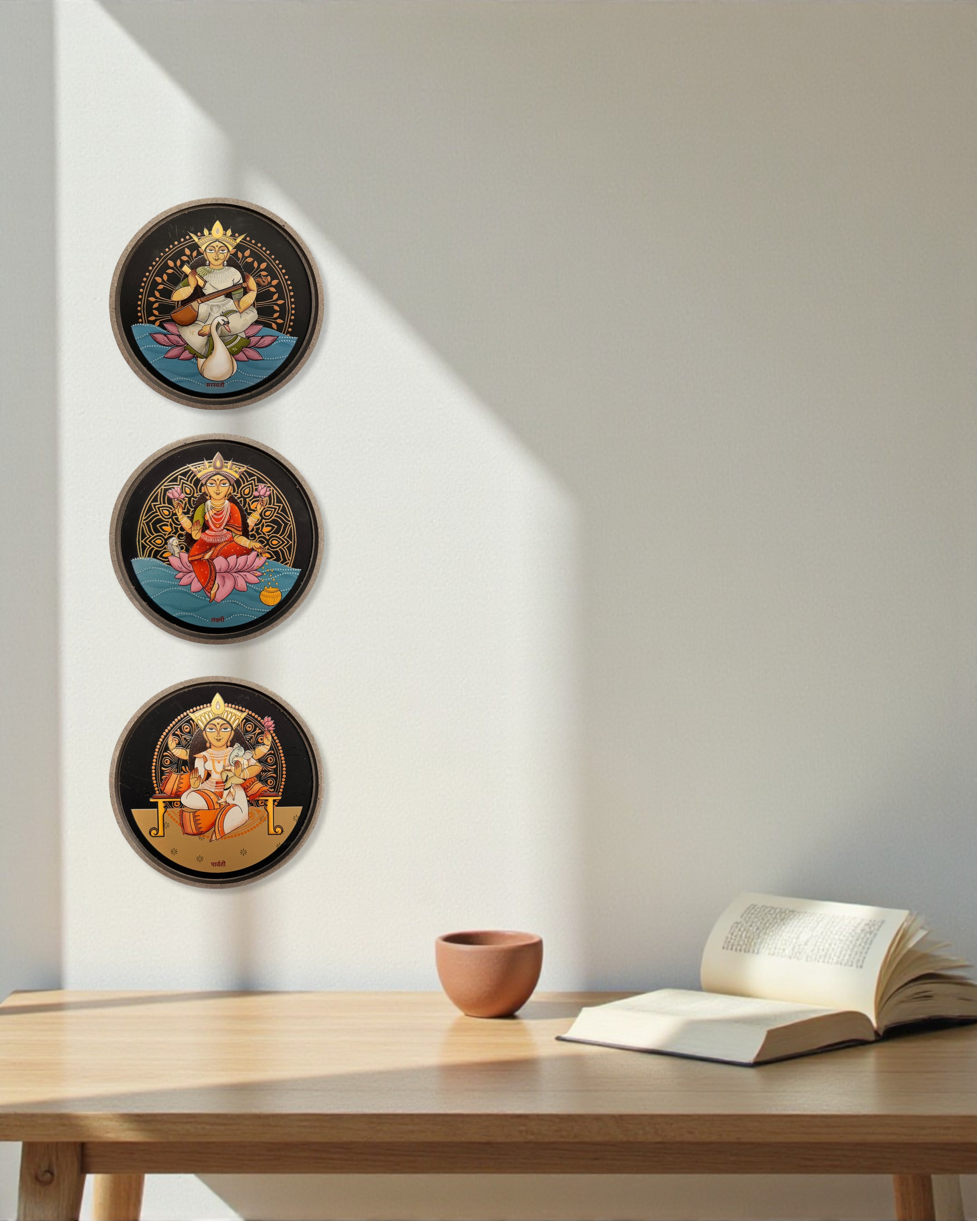 TRIDEVI SUSHOBHAN THALI SET (18.5 CM)