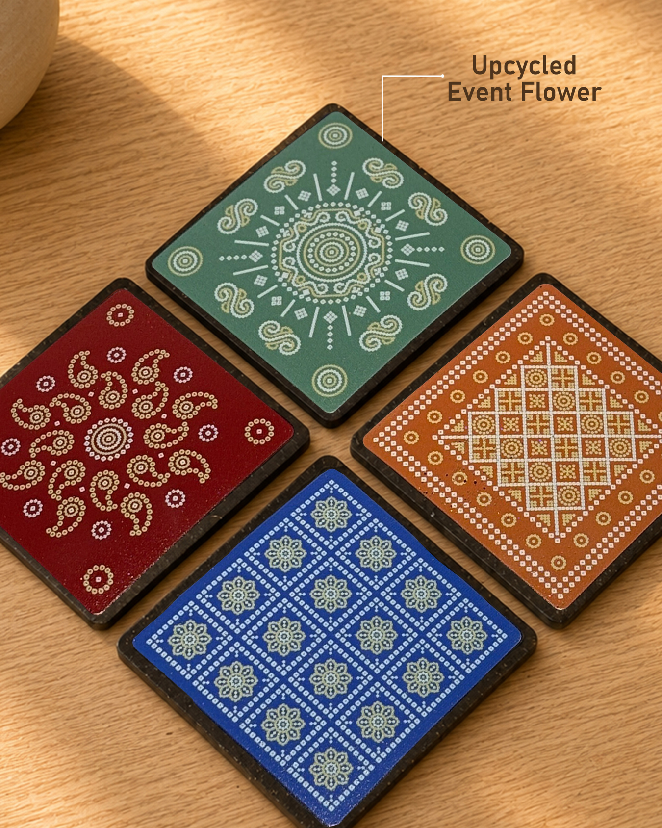 Bandhani Coasters