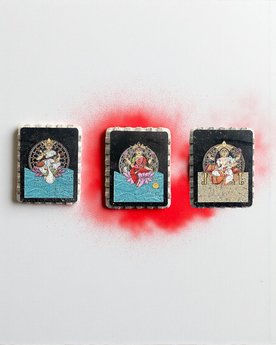TRIDEVI AASTHA MAGNET SET (Rectangle)