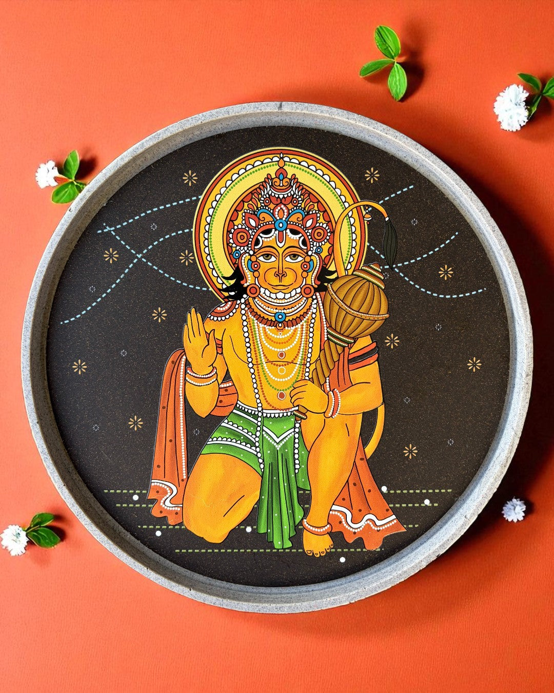 SUSHOBHAN THALI - Hanumanji Blessing Posture (25 cm)