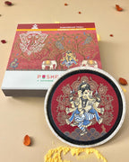 SUSHOBHAN THALI - Dancing Ganesha (18.5 cm)