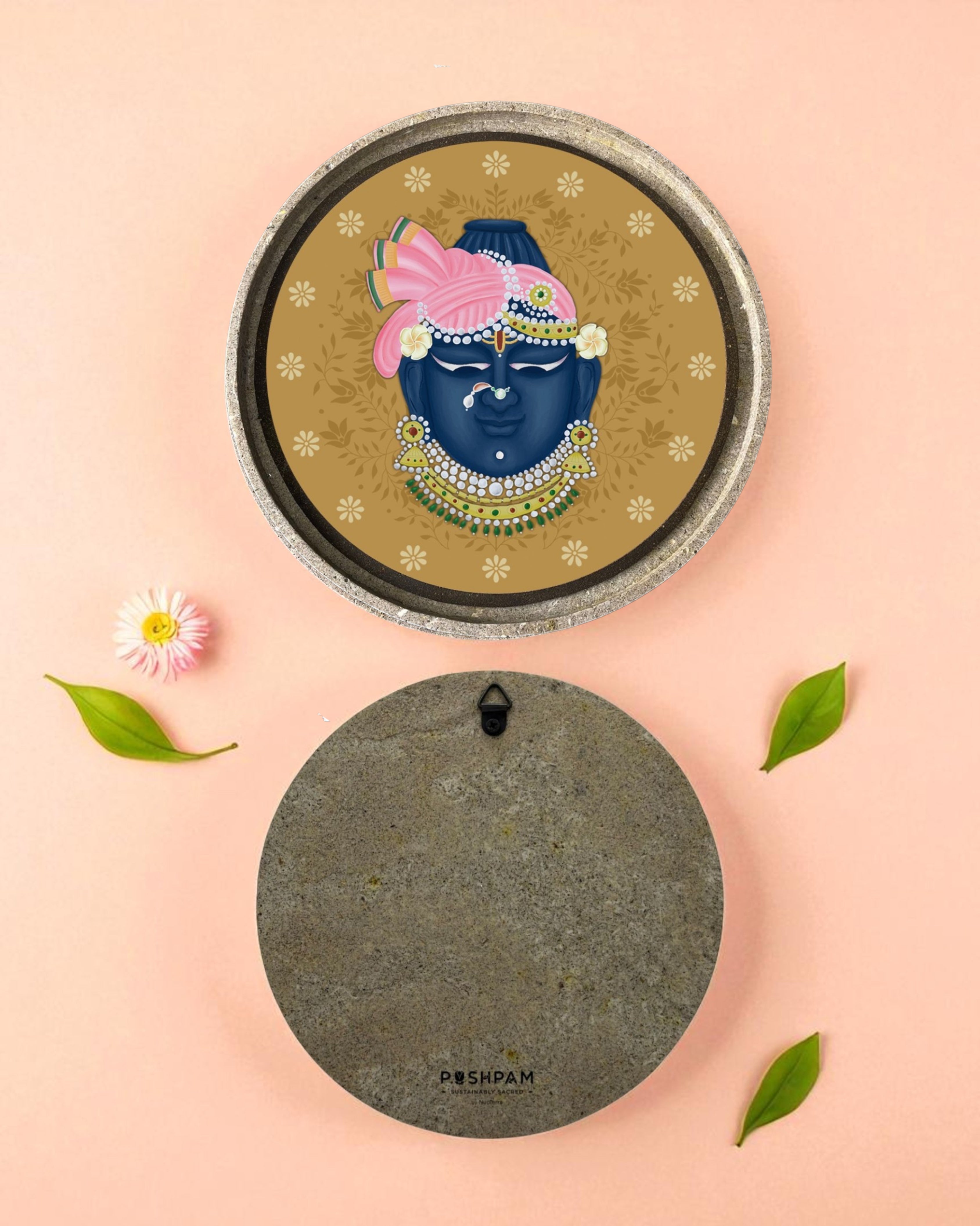 SUSHOBHAN THALI - DARSHAN SET MUKHARVIND (25 CM)