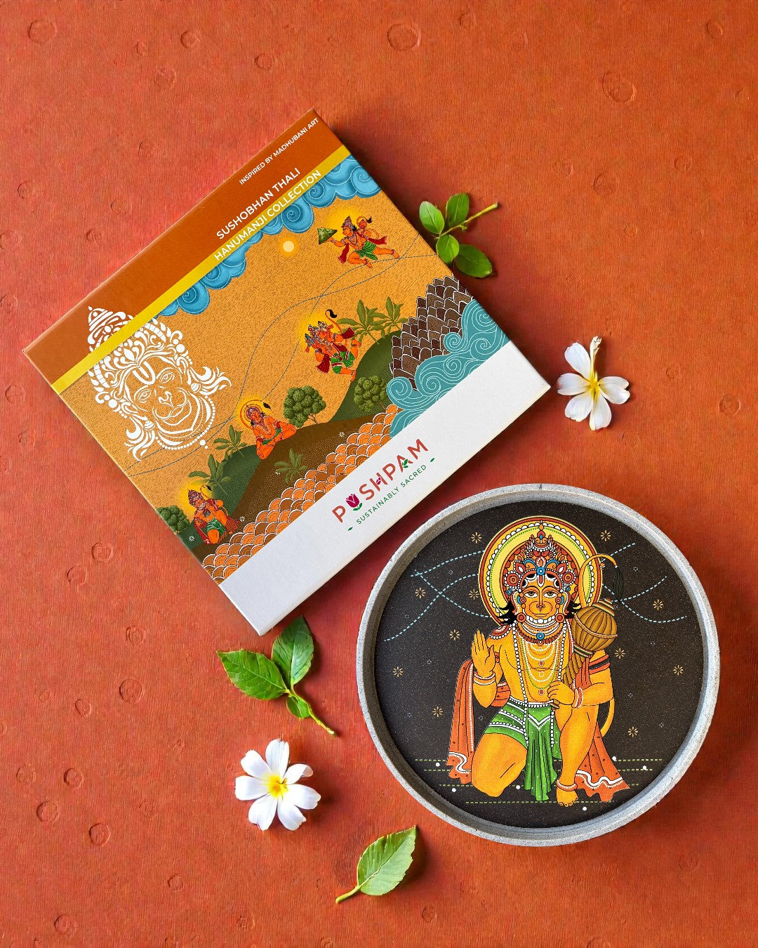 SUSHOBHAN THALI - Hanumanji Blessing Posture (25 cm)