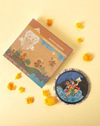 AASTHA MAGNET  - Hanumanji with Dronagiri Mountain (Circle)