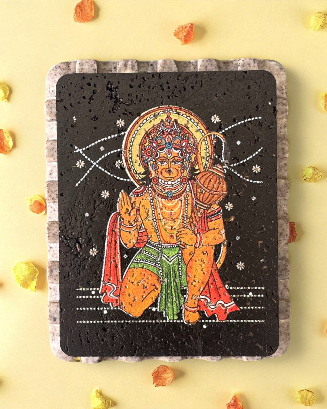 AASTHA MAGNET - Hanumanji Blessing Posture (Rectangle)